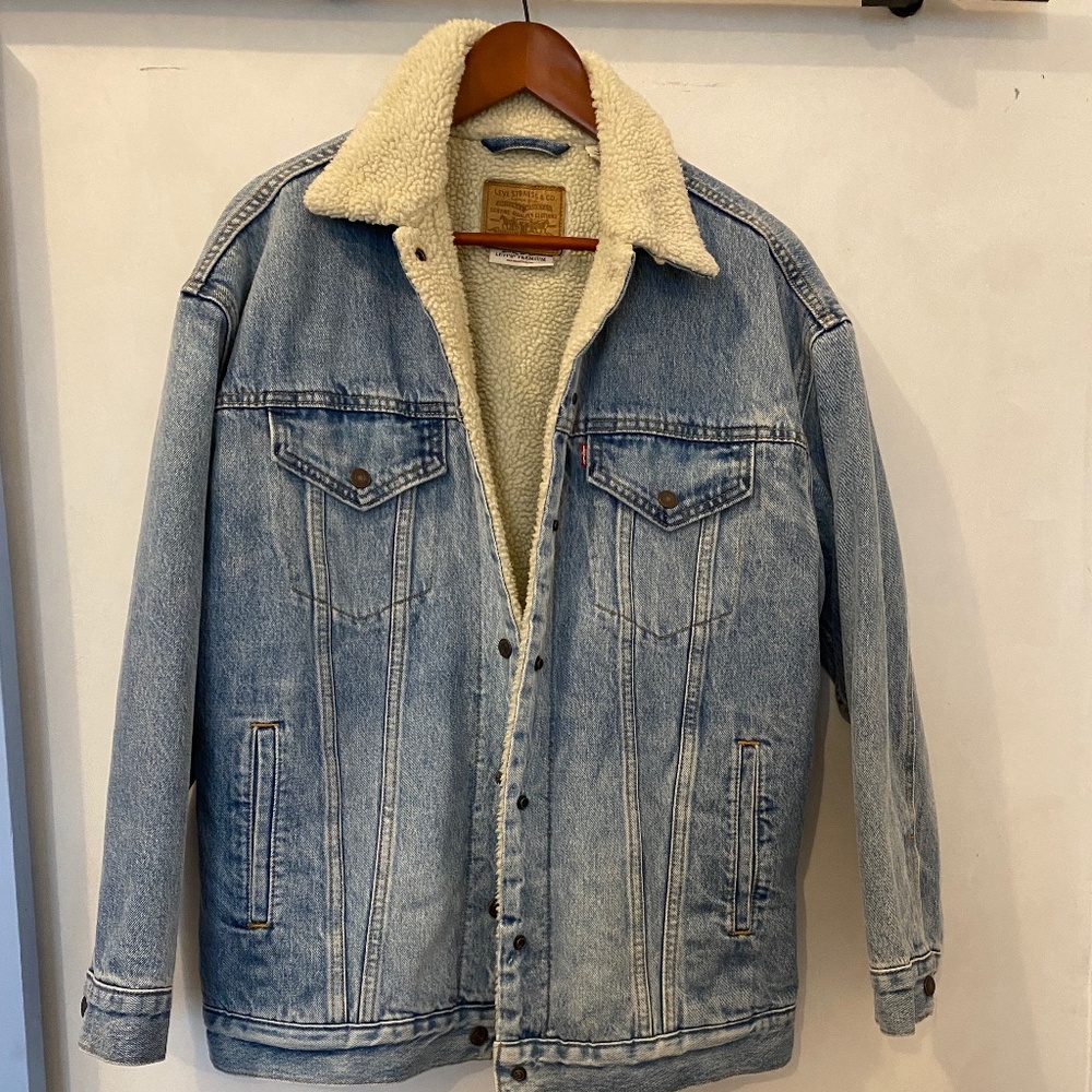 Levi’s Sherpa-Lined Denim Trucker Jacket